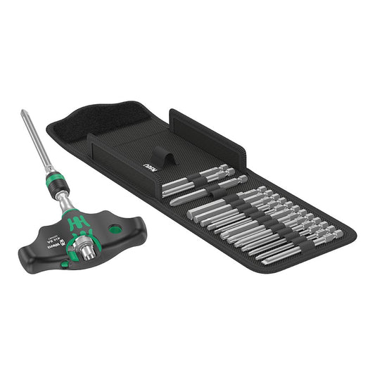 Wera, Kraftform Kompakt 400 RA, Screwdriver, Ratcheting action L and R, Kit