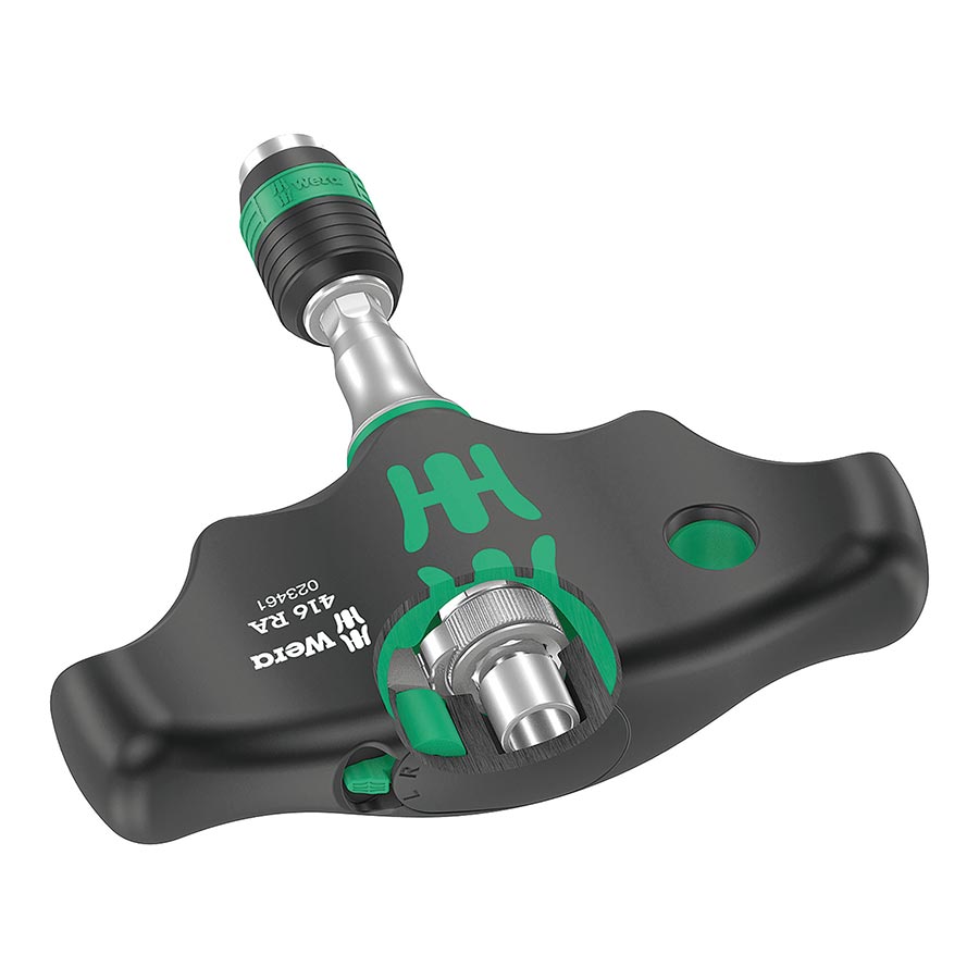 Wera, 416 RA T-Handle , Screwdriver, Ratcheting action L and R