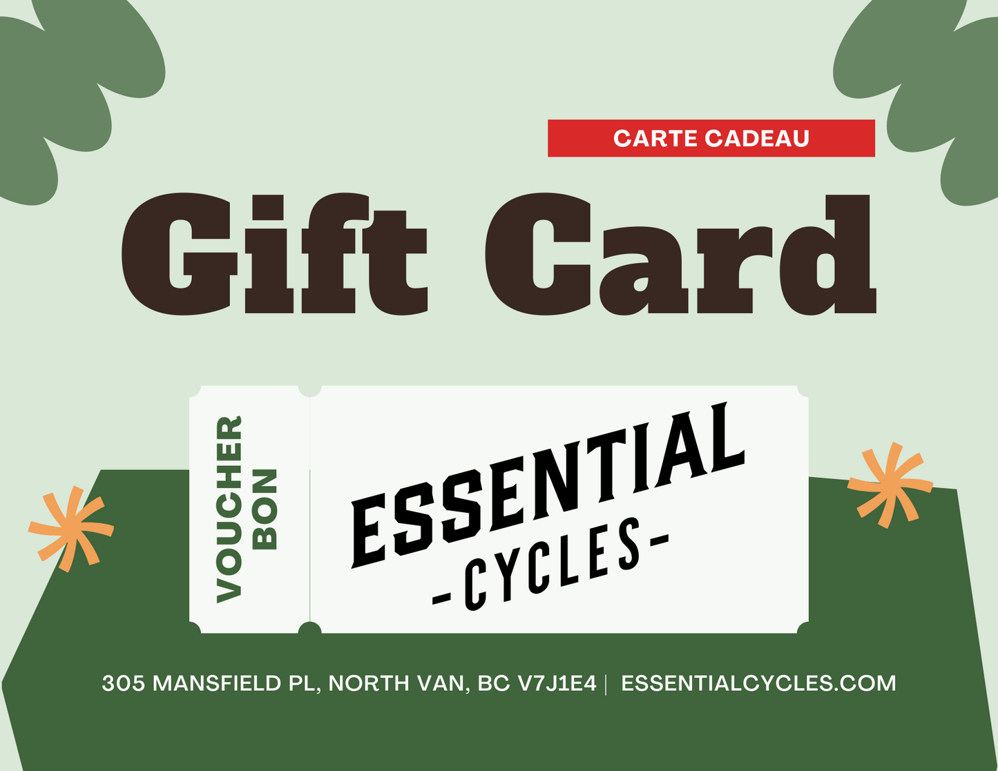 Essential Cycles Gift Card | The Perfect Gift for Any Rider